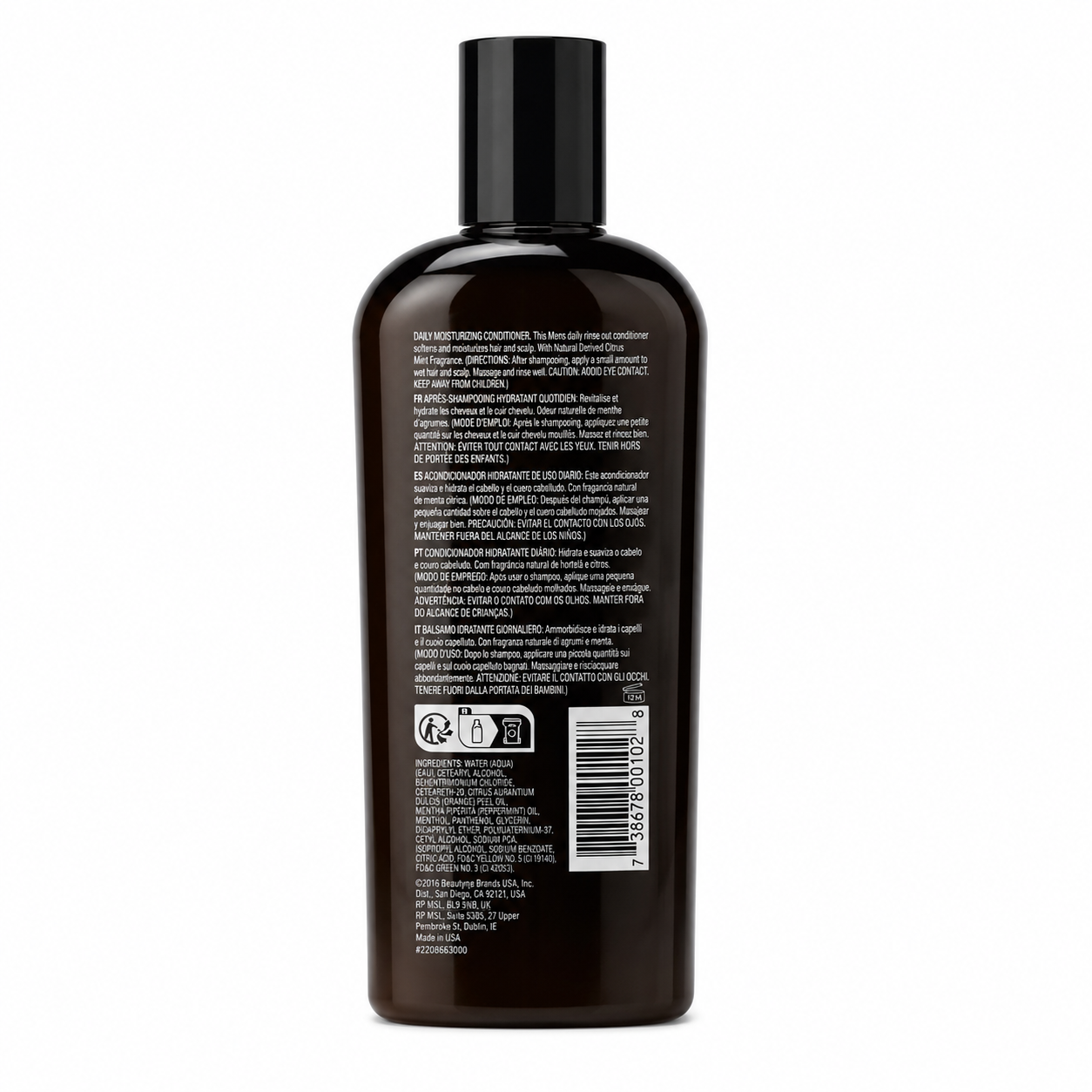 American Crew Daily Deep Moisturizing Conditioner 250ml Rear