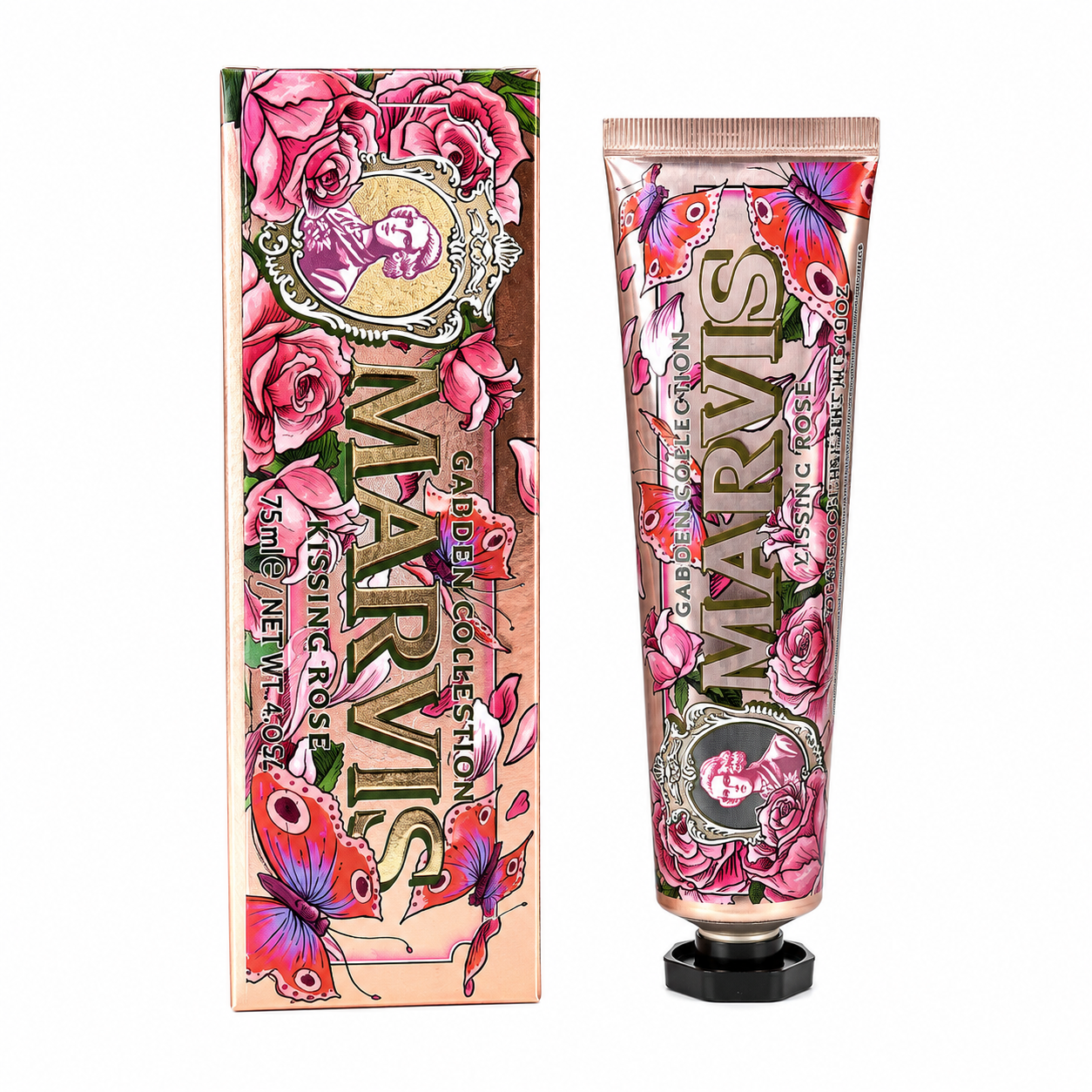 Marvis Toothpaste Kissing Rose 75ML Box