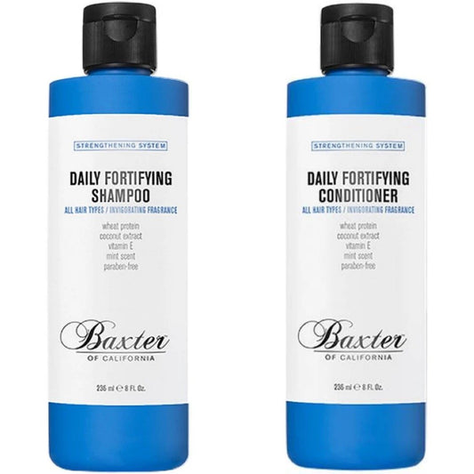 Baxter of California Daily Fortifying Shampoo & Conditioner 236ml (Twin Pack)