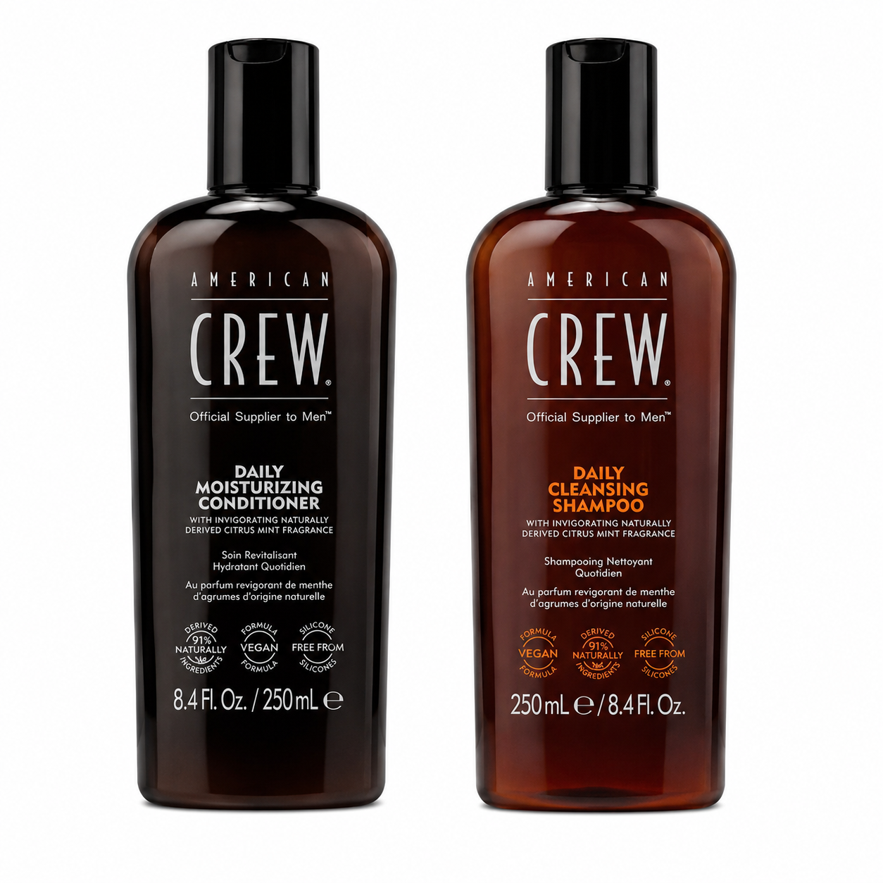 American Crew Daily Cleansing Shampoo + Conditioner 250ml
