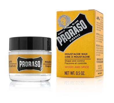 Proraso Moustache Wax Wood & Spice 15ml