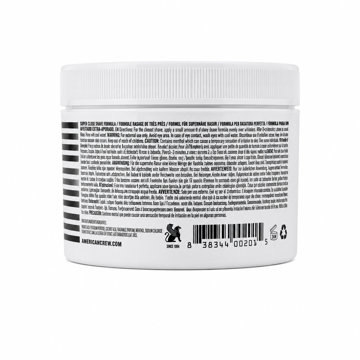 Baxter of California Super Close Shave Formula 240ml Rear 