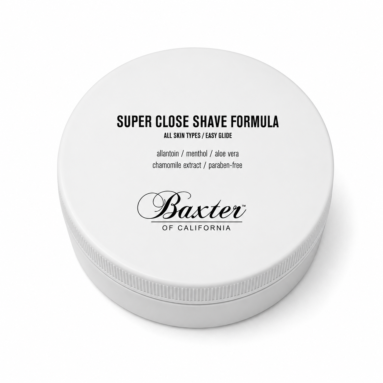 Baxter of California Super Close Shave Formula 240ml Top View 