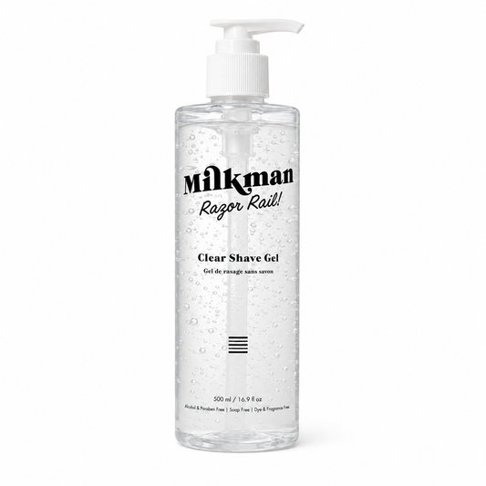 Milkman Clear Shave Gel Soap Free 500ml