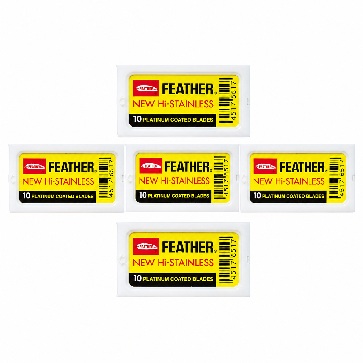 Feather Hi- Stainless Double Edge Blades (200)