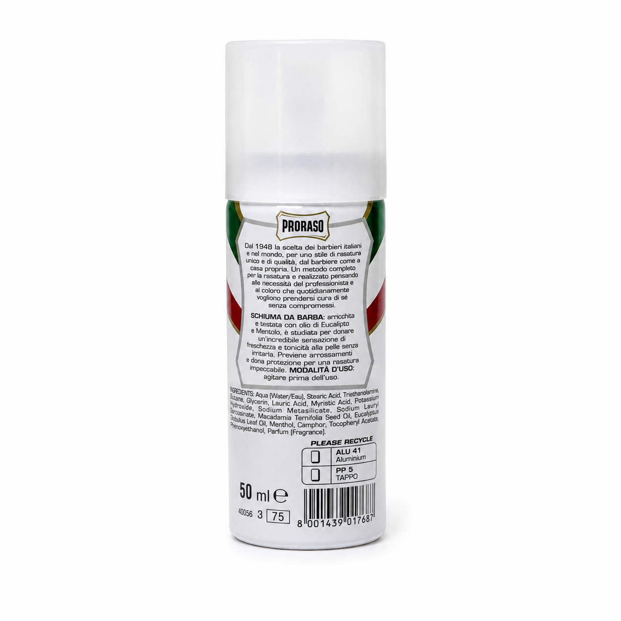Proraso Pre Shave Foam Sensitive Mini - 50ml