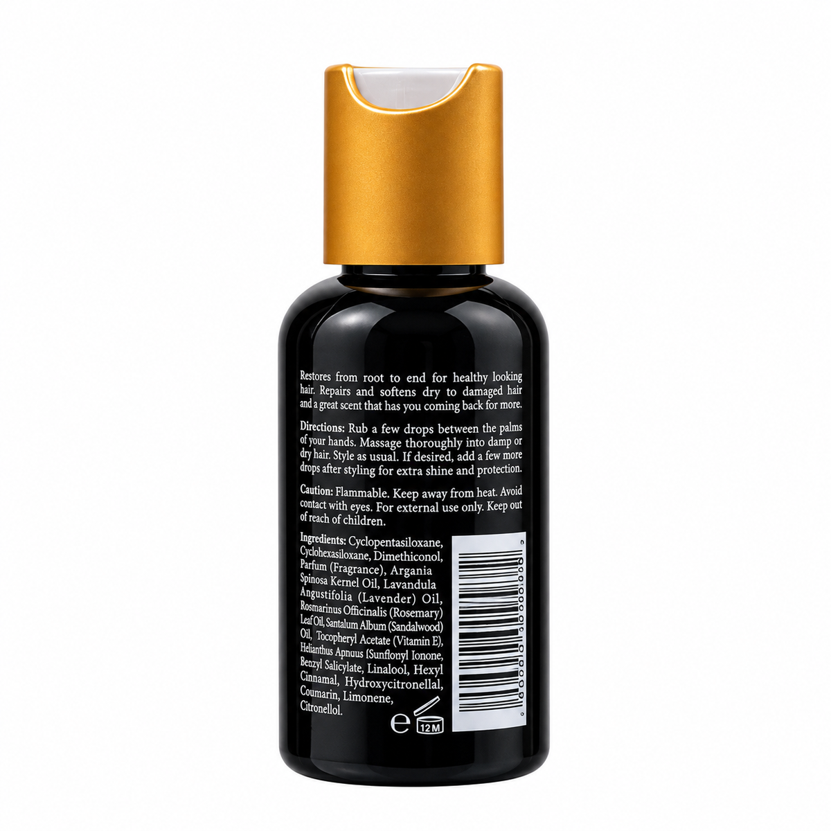 JS Sloane Lafayette Hair & Beard Elixir 60ml Rear