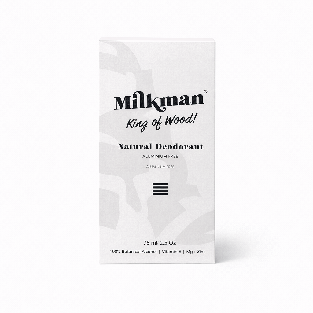 Milkman Natural Deodorant  - King Of Wood 170G Packaging