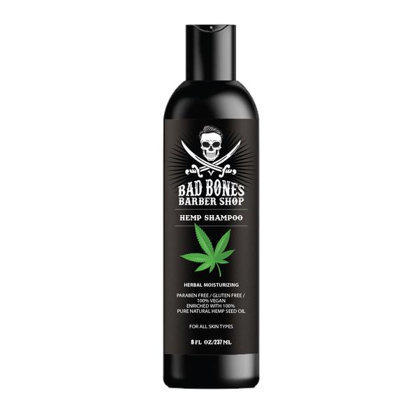 Bad Bones Barber Shop Hemp Shampoo 237ml