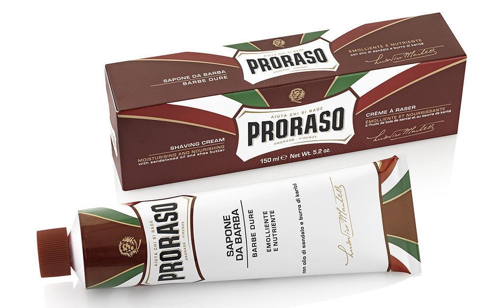 Proraso Shaving Cream Tube Sandalwood & Shea Butter 150ml