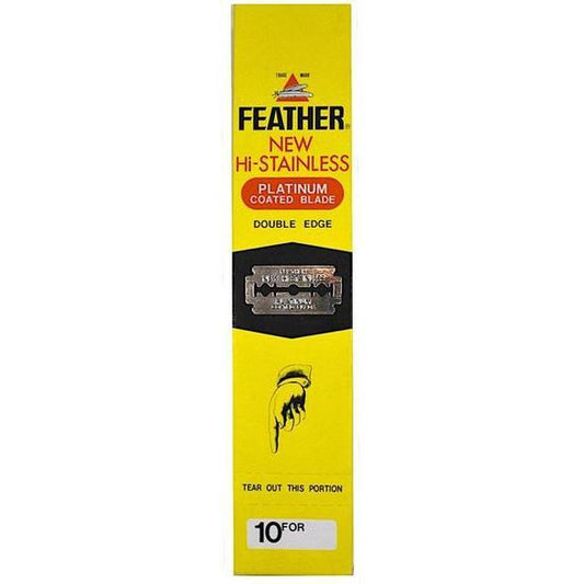 Feather Hi- Stainless Double Edge Blades (100)