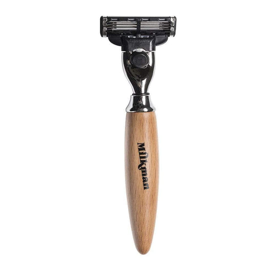 Milkman Mach 3 Light Wood Razor