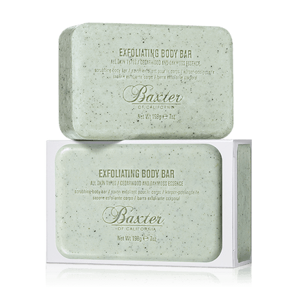 Baxter of California Exfoliating Body Bar Cedarwood and Oakmoss 198g