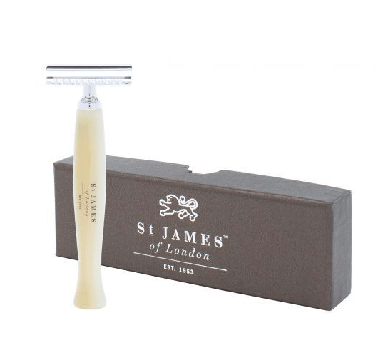 St James of London Cheeky B'Stard DE Safety Razor - Horn