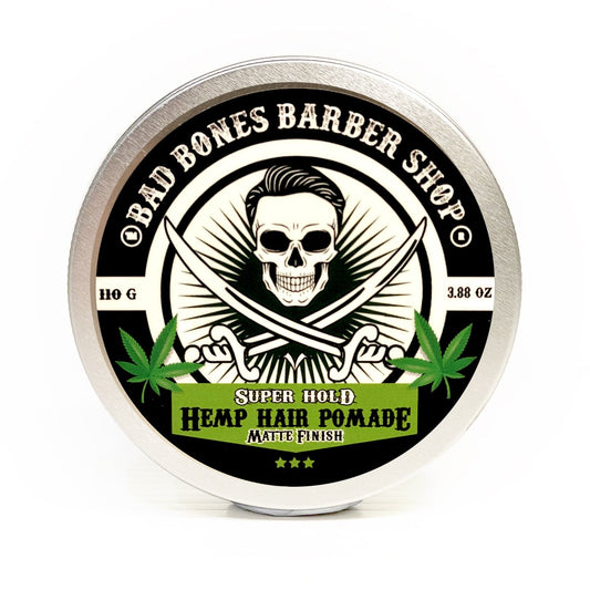 Bad Bones Barber Shop Super Hold Hemp Hair Pomade 110g