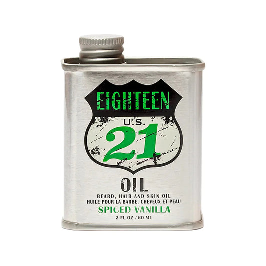 18.21 Man Made Hair and Beard Oil - Spiced Vanilla 60ML