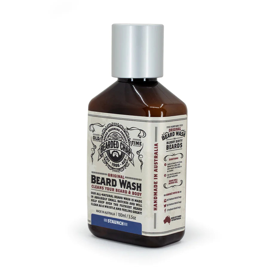 The Bearded Chap Staunch Original Beard Wash Travel Edition 100ML