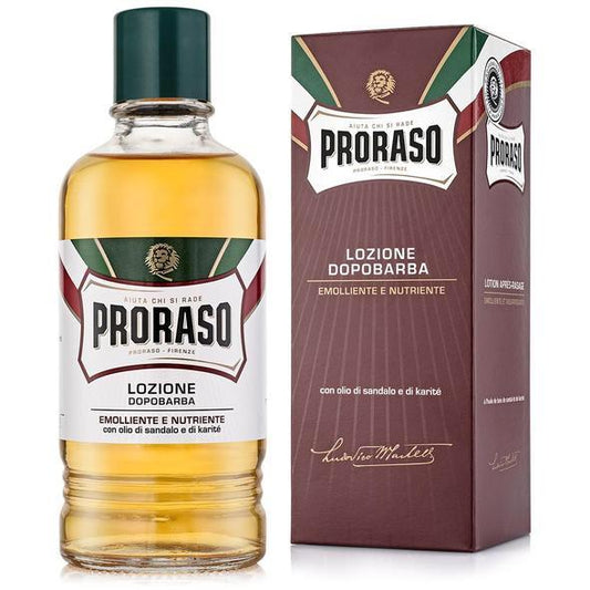 Proraso Sandlewood Shea Oil Nourish Aftershave Lotion 400ml