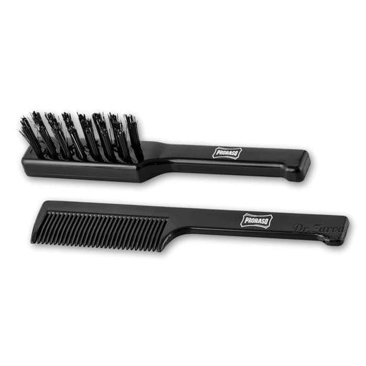 Proraso Moustache Brush and Comb Set