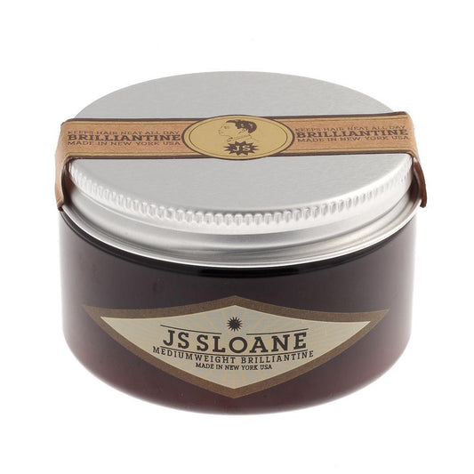 JS Sloane Medium Weight Brilliantine Pomade 118ML